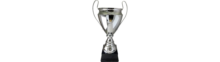 EXTRA LARGE SILVER METAL CHAMPIONSHIP TROPHY CUP - 3 SIZES - 45CM to 61CM